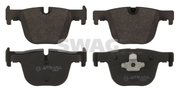 set placute frana,frana disc 20 91 6867 SWAG